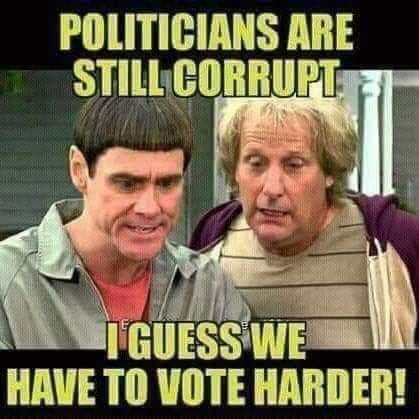File:Politicians are still corrupt. I guess we have to vote harder! - 70668153 2484913474896356 8034518492252209152 n.jpg