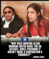 Why does wanting clean drinking water make you an activist, while poisoning it doesn't make a corporation a terrorist ~ Winona Laduke.jpg